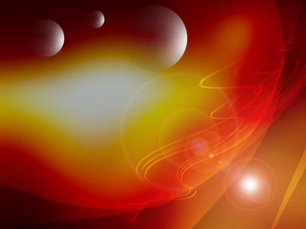 Red abstract background like outer space — Stock Photo, Image