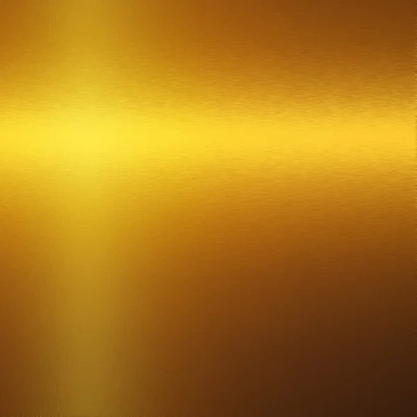 Gold metal texture background with beams of light — Stockfoto