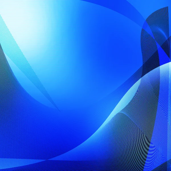 Blå abstrakt bakgrund böjda linjer mönster textur — Stockfoto