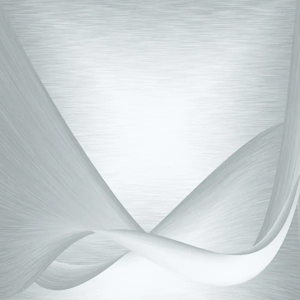 Fond abstrait blanc lignes courbes grises texture motif — Photo