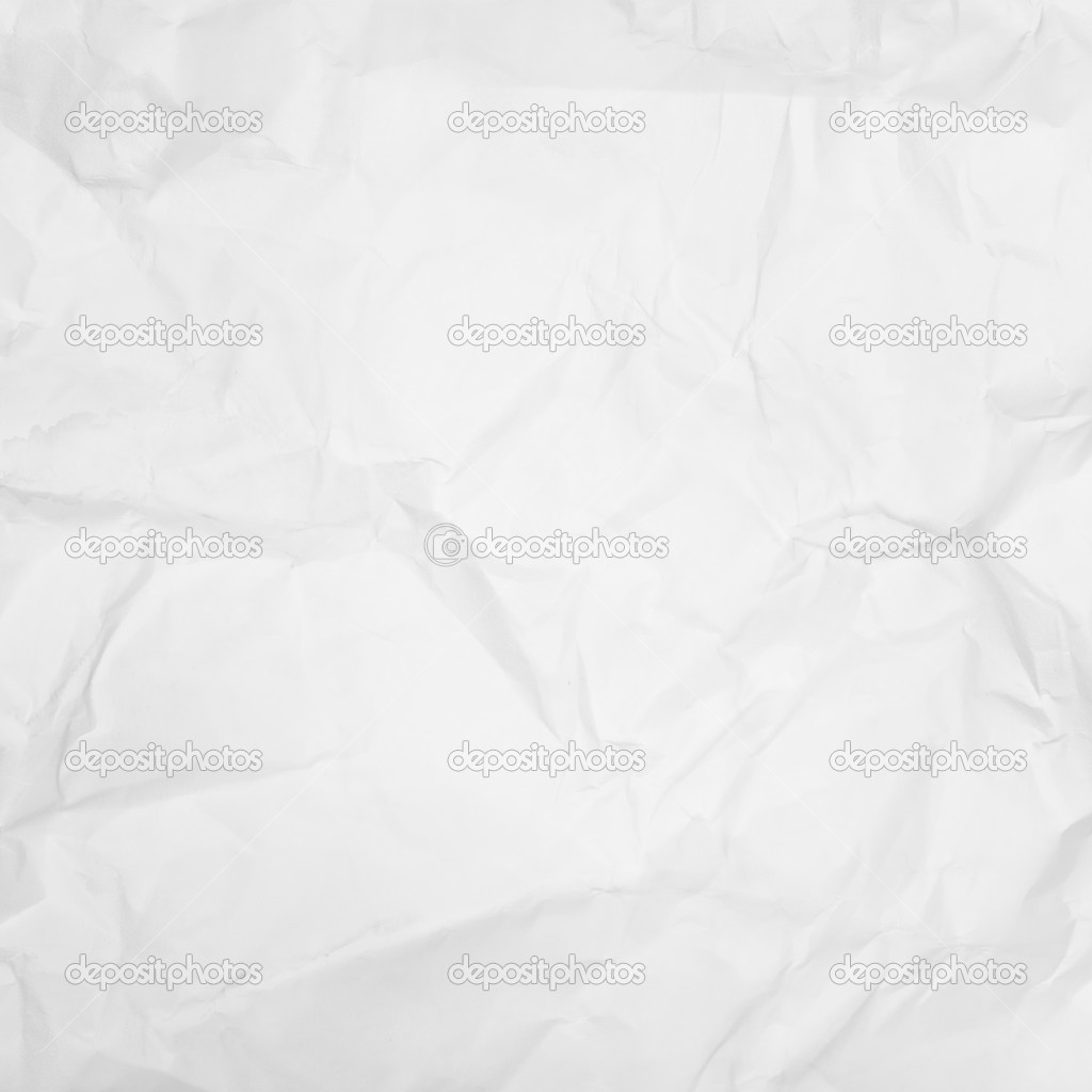 white paper background, creased paper texture