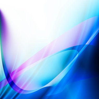 Beyaz, kırmızı ve mavi arka plan dalga hatları