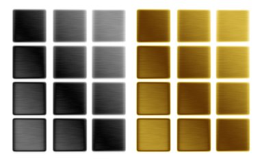 barlar ve lacivert, altın veya gümüş metal dokulu kurullarının toplanması