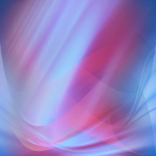 Lignes d'ondes abstraites blanches, rouges et bleues — Photo