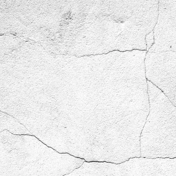 White wall background grunge texture and cracks — Stock Photo, Image