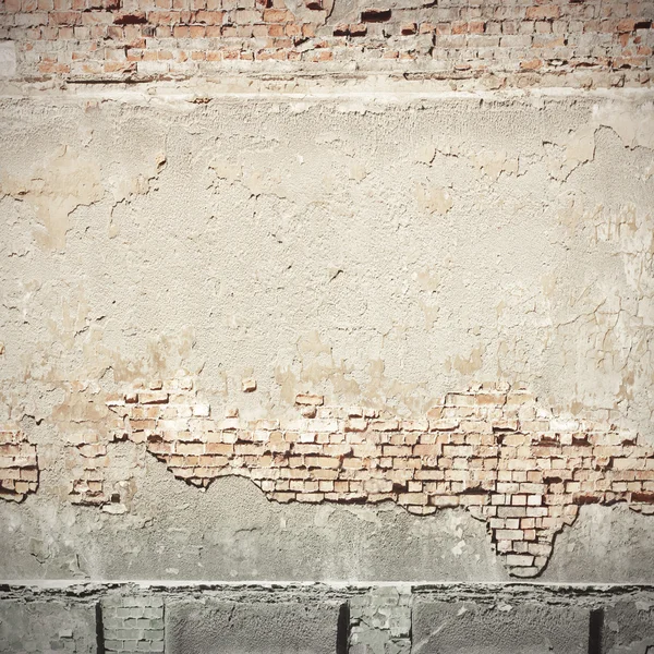 Textura de pared de ladrillo rojo — Foto de Stock