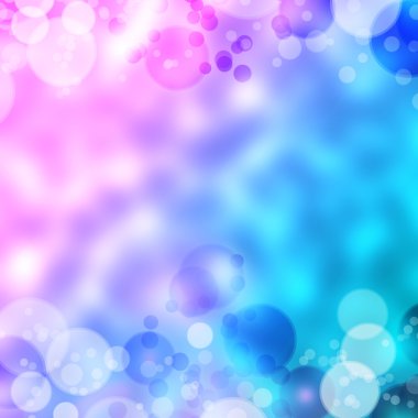 Eflatun ve mavi arka plan dekoratif doku bubbles