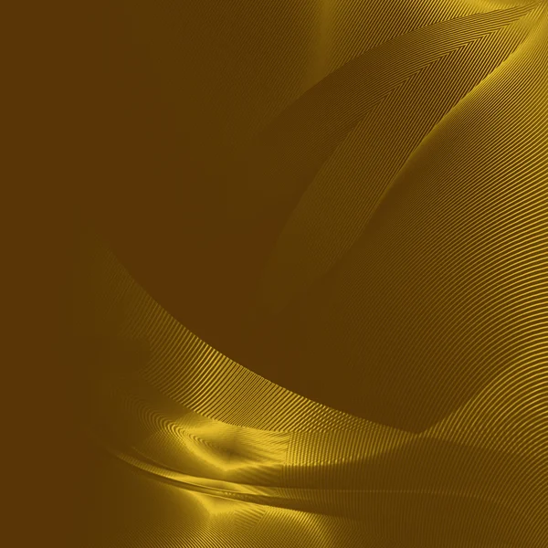 ゴールドの抽象的な背景の線パターンの光沢のある金属のテクスチャ — ストック写真