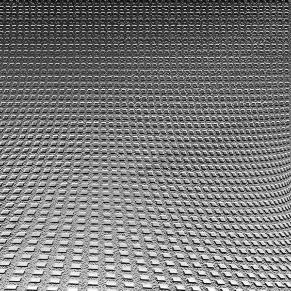 Fond argenté texture métallique et motif de grille décorative, texture grain d'acier brillant — Photo