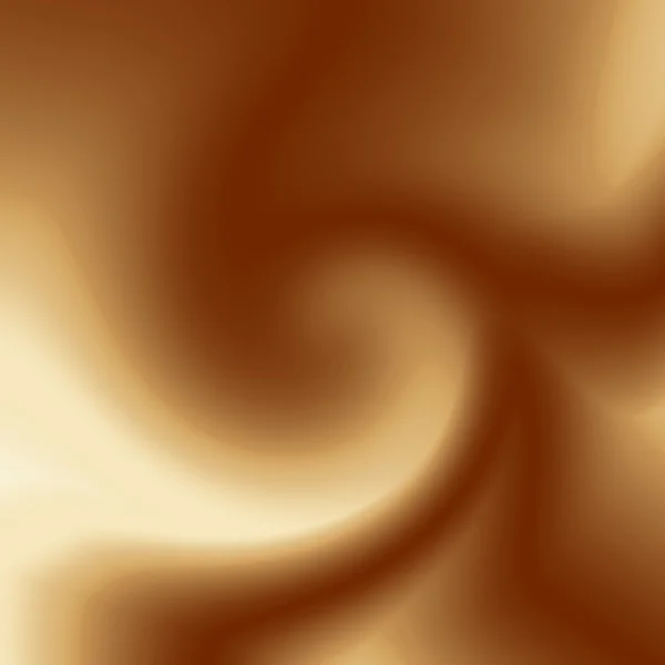 棕色背景光滑涡流的咖啡或巧克力的广告 图库照片