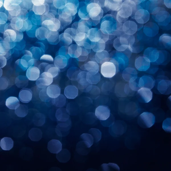 Blue abstract bokeh background texture — Stock Photo, Image