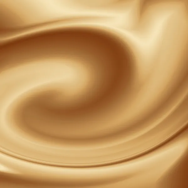 白咖啡背景、 奶油或巧克力和牛奶漩涡背景 — 图库照片