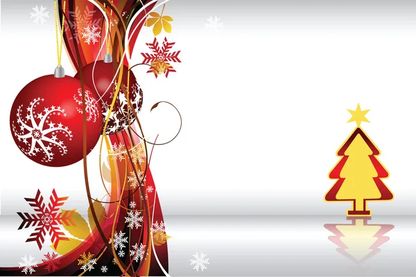 おめでとうカードのための素敵なクリスマス デザイン — ストックベクタ