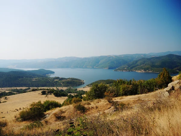 Barragem de Kardjali em Rhodope, Bulgária — Fotografia de Stock