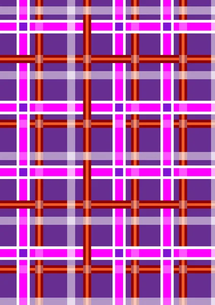 Пятнистый темно-фиолетовый бесшовный фон с красными и светло-фиолетовыми полосками — стоковый вектор