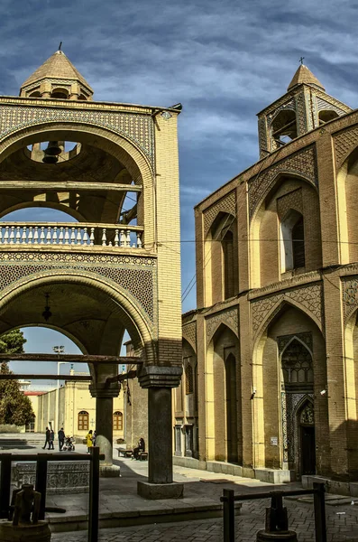 Isfahan Nor Julfa Irã Novembro 2021 Fachada Lateral Catedral Cristo — Fotografia de Stock