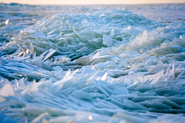 Mar Baltico paesaggio invernale — Foto Stock