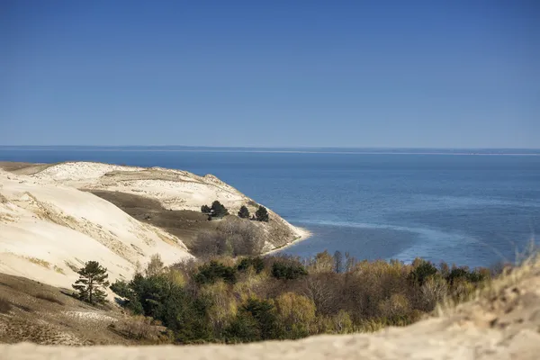 Görünüm ölü tepeleri, curonian spit, Litvanya — Stok fotoğraf