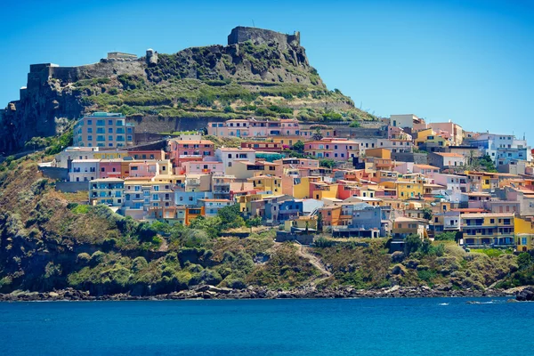 Cidade medieval Castelsardo, Sardenha, Itália Imagem De Stock