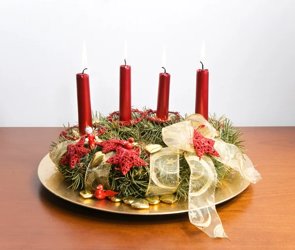 Adventskranz — Stockfoto