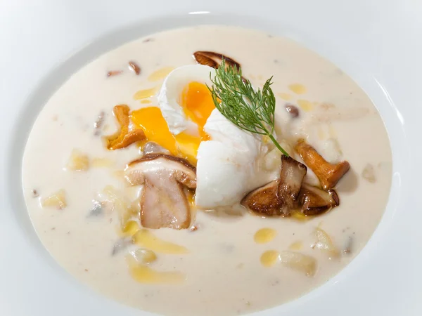 Szczegóły zupa ziemniaczana — Zdjęcie stockowe