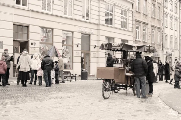 Kafé på hjul — Stockfoto