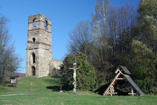 Kloster bei Medzilaborce Stockbild