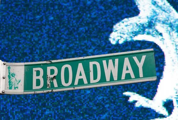 Broadway Przewodniczący — Zdjęcie stockowe