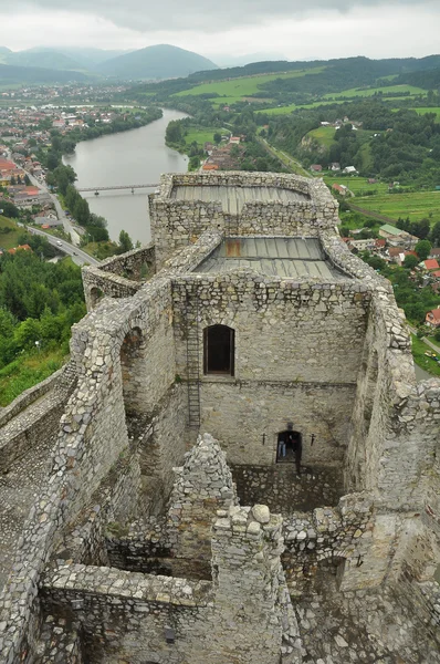 Strecno castle — Stock Photo, Image