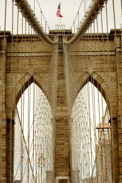 布鲁克林大桥 — 图库照片