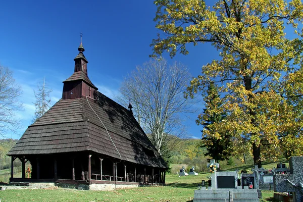 Träkyrka — Stockfoto