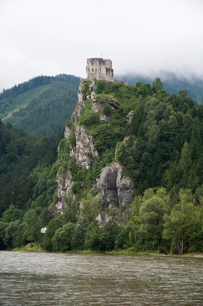Burg Strecno Stockbild
