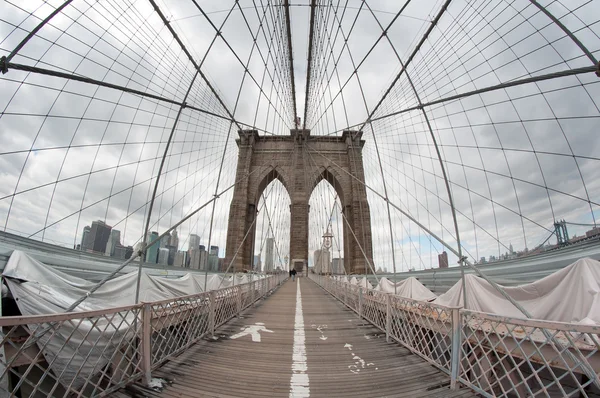 Ponte de Brooklyn Fotos De Bancos De Imagens Sem Royalties