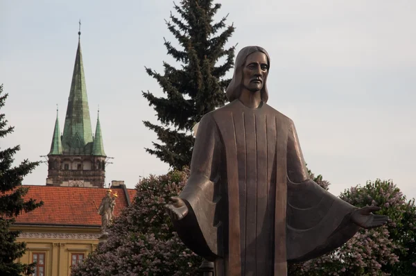 Скульптура Иисуса в Прешове — стоковое фото