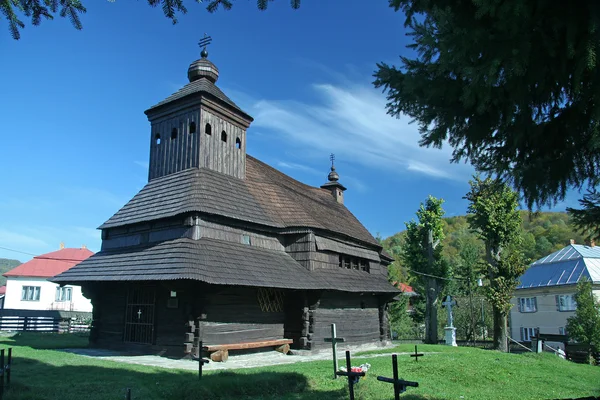 Träkyrka — Stockfoto