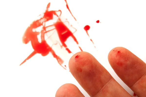 Sangre derramada — Foto de Stock
