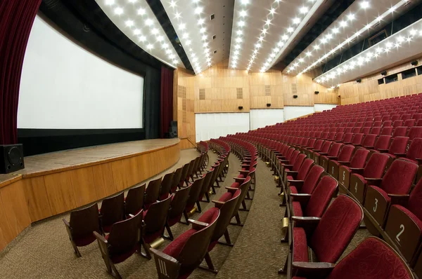 Empty cinema hall — Stock Photo, Image
