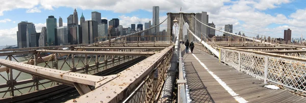 Brooklyn Bridge panorama — Stockfoto