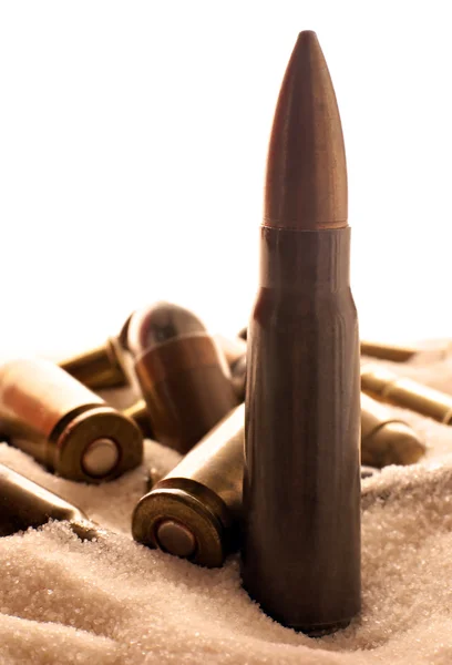 Machine rifle bullet — Stock Photo, Image