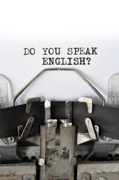 Apakah Anda berbicara Englis — Stok Foto