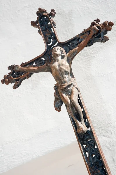 Old rusty crucifix — Stock Photo, Image