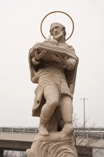 Statue on Pestilence column — Stock Photo, Image