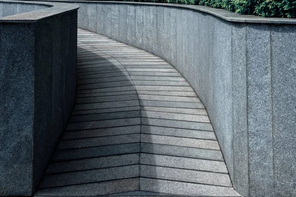 Rampa Roda Cadeira Para Apoiar Pessoas Com Deficiência Acesso Sem — Fotografia de Stock