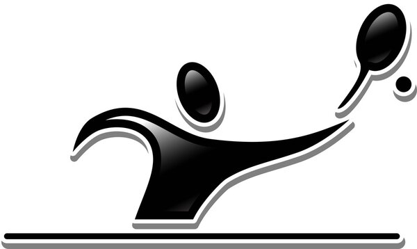 Table tennis. sports icon
