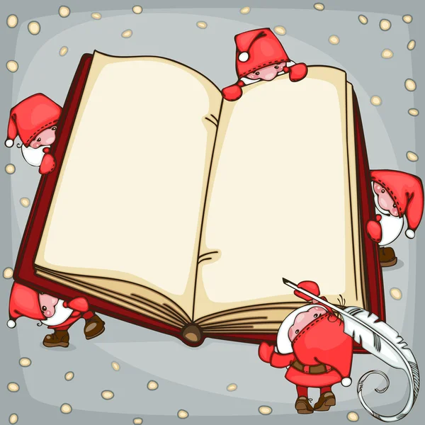 Libro de Navidad — Vector de stock