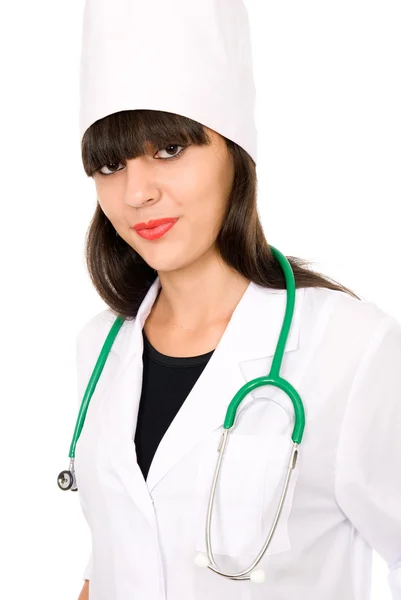 Portrait d'une femme médecin, gros plan — Photo