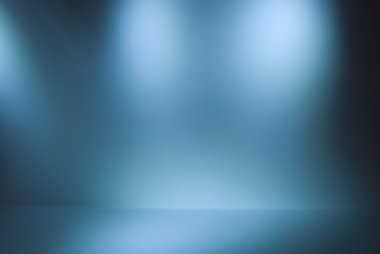 boş Galerisi duvar resimleri ve reklam için ışıkları ile