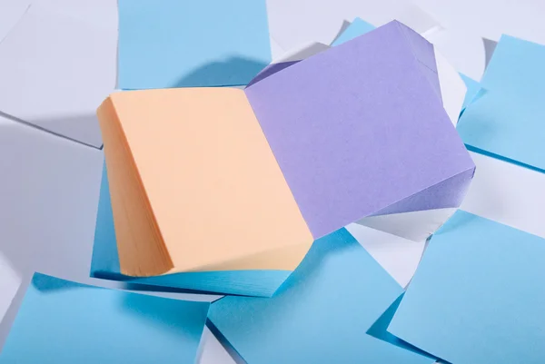 Stack di note adesive colorate — Foto Stock