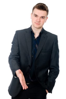 baş ve omuz portre genç işadamı