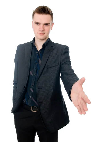 Head and shoulder portrait of young businessman — Stock Photo, Image